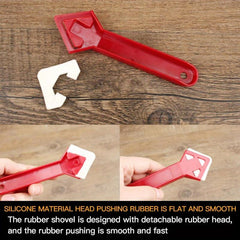 2pcs Caulk Grout Tool Kit Remove Sealants & Smooth Cement/Glass Floors