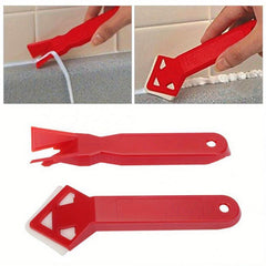 2pcs Caulk Grout Tool Kit Remove Sealants & Smooth Cement/Glass Floors