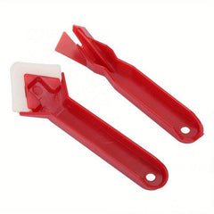 2pcs Caulk Grout Tool Kit Remove Sealants & Smooth Cement/Glass Floors