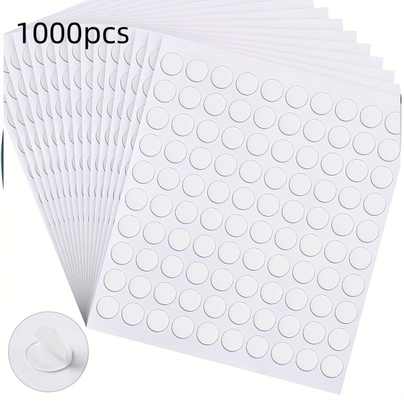 Clear Sticky Putty Removable Round Putty Double Sided Nano Gel Mat