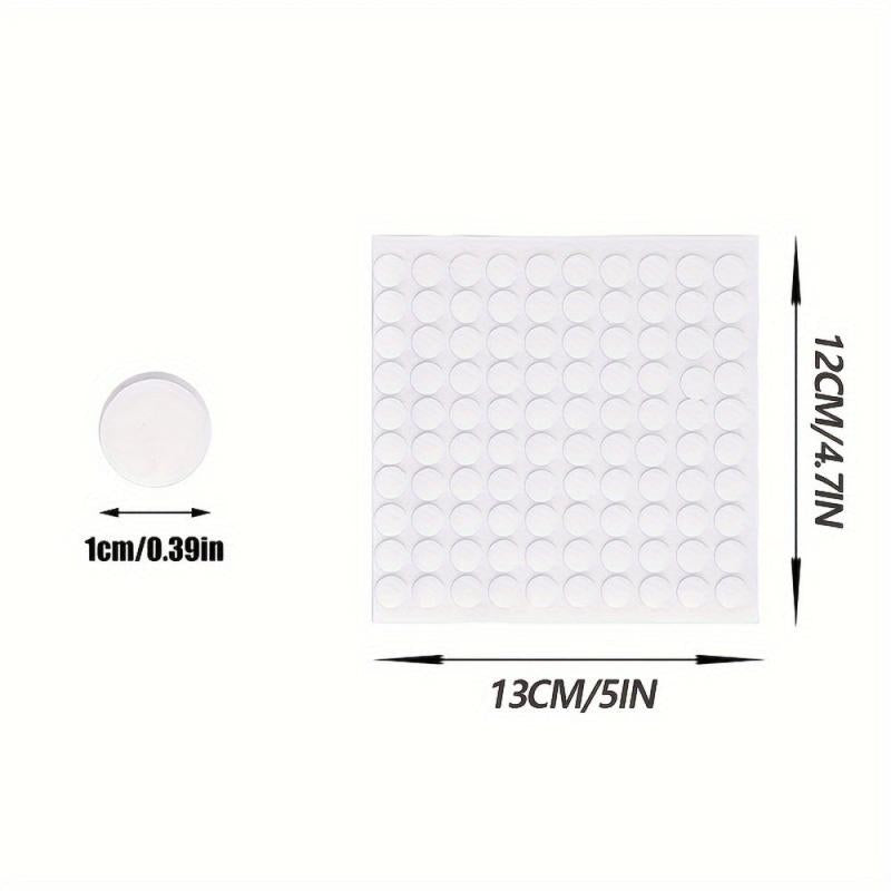 Clear Sticky Putty Removable Round Putty Double Sided Nano Gel Mat