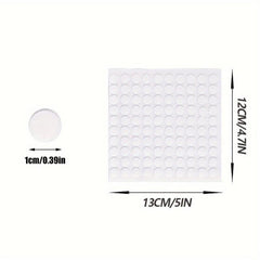 Clear Sticky Putty Removable Round Putty Double Sided Nano Gel Mat