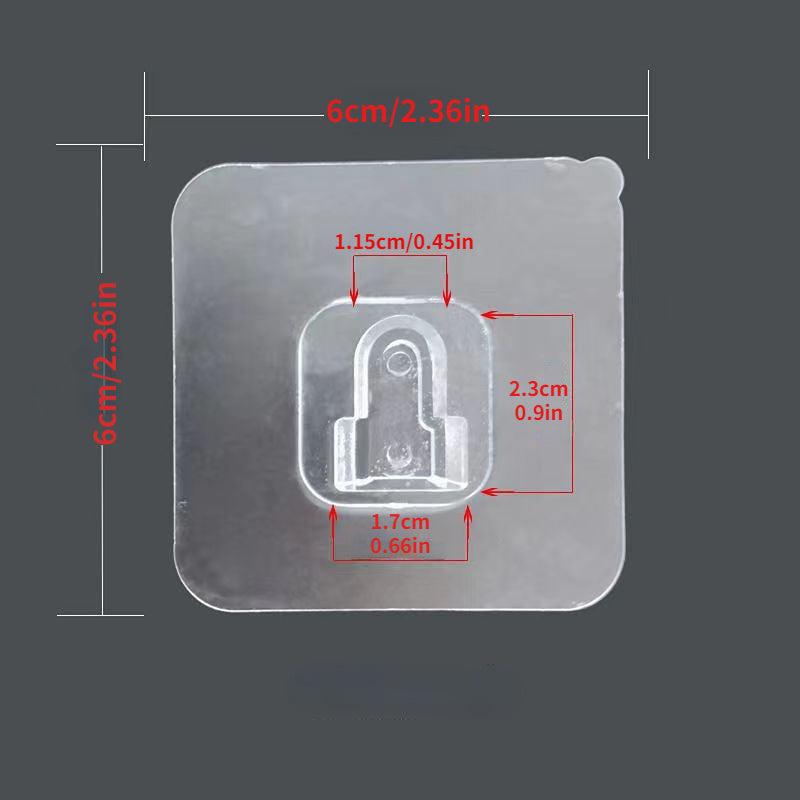 5pairs Non marking Hook Strongly Attached To Router Fixed Wall Storage Buckle