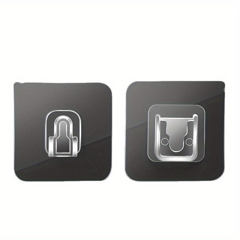 5pairs Non marking Hook Strongly Attached To Router Fixed Wall Storage Buckle