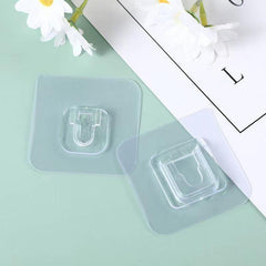 5pairs Non marking Hook Strongly Attached To Router Fixed Wall Storage Buckle