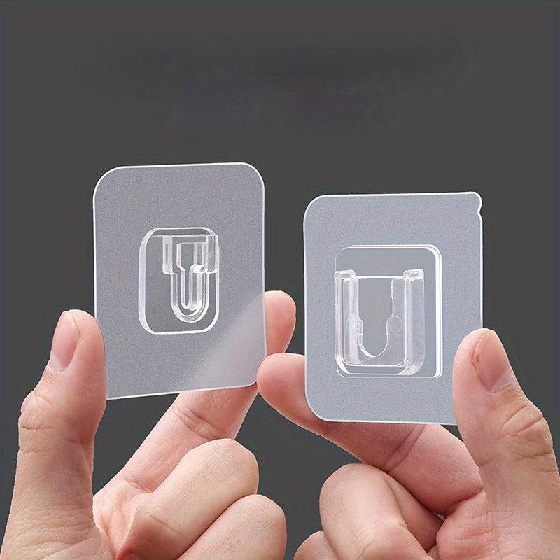 5pairs Non marking Hook Strongly Attached To Router Fixed Wall Storage Buckle