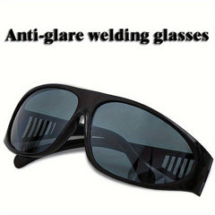 Gray Welding Glasses Goggles Dustproof Anti-splash Argon Arc Labor Protection