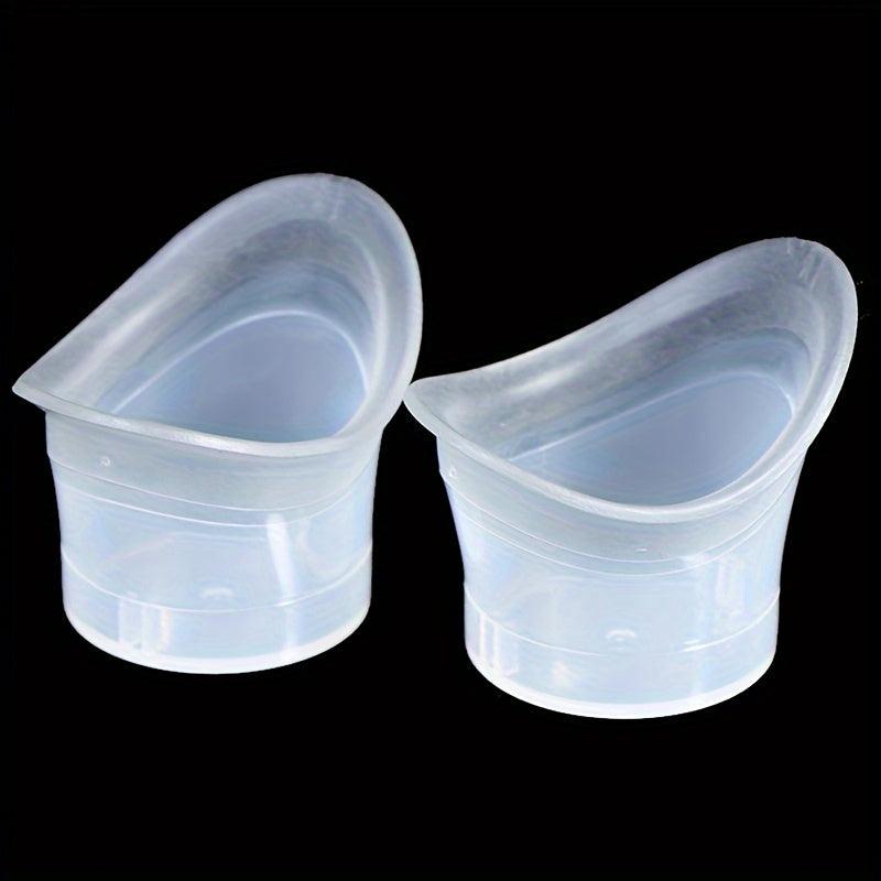 2pcs Silicone Eyewash Cup Reusable Soft Eye Bath Cup