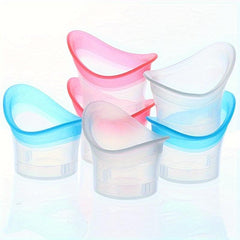 2pcs Silicone Eyewash Cup Reusable Soft Eye Bath Cup