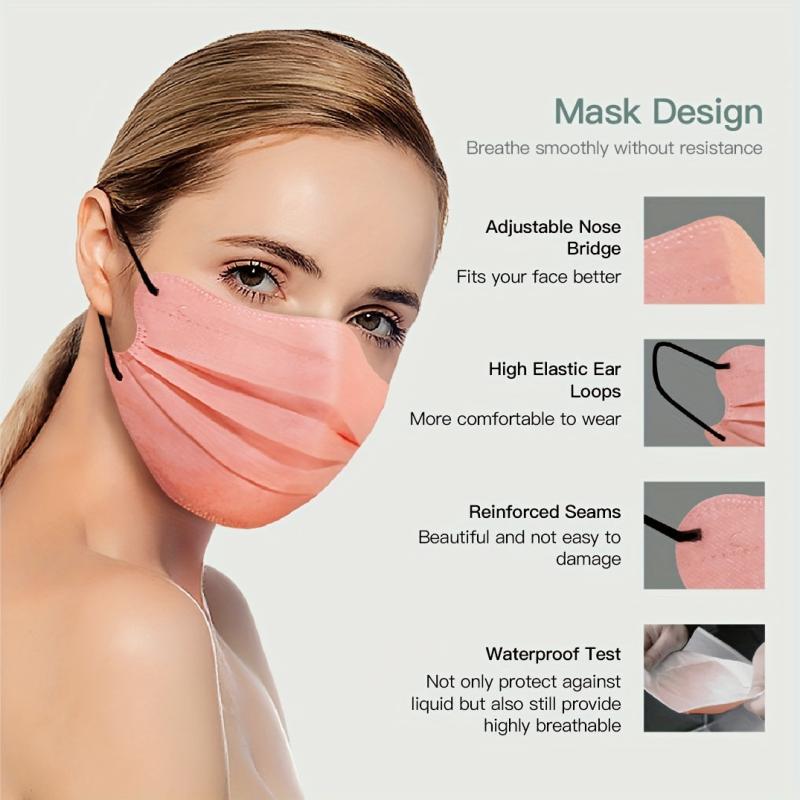 60pcs Butterfly Masks 3-Layer Disposable Face Masks Individual Packag