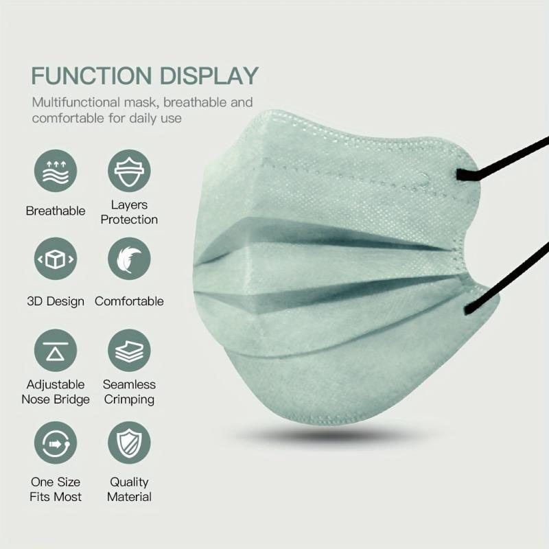 60pcs Butterfly Masks 3-Layer Disposable Face Masks Individual Packag