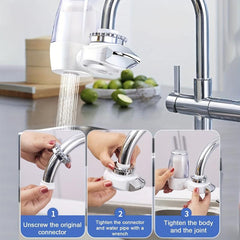 Water Filter Faucet Filter Element Activated Carbon Water Purifier