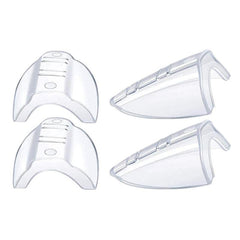 4pcs Flexible Slip On Side Shields For Safety Glasses Small to Medium Eyeglasses