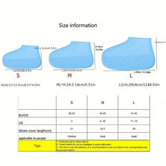 Silicone Waterproof Shoe Covers S M L Rain Boot Overshoes Slip Resistant