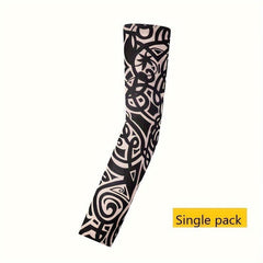 Halloween Carnival Tattoo Sleeves Sun Protection Sleeves