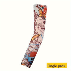 Halloween Carnival Tattoo Sleeves Sun Protection Sleeves