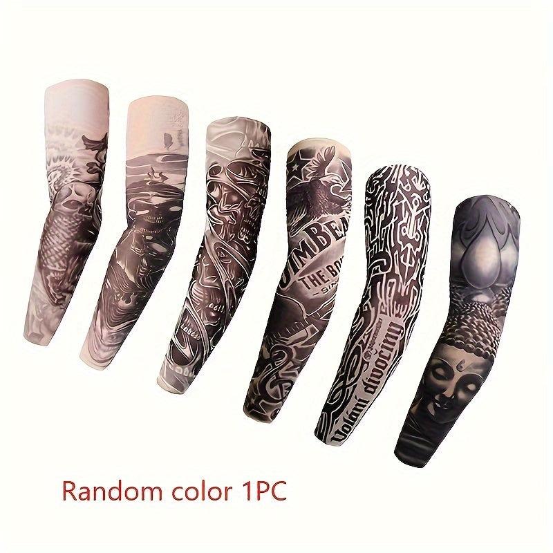 Halloween Carnival Tattoo Sleeves Sun Protection Sleeves