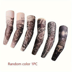 Halloween Carnival Tattoo Sleeves Sun Protection Sleeves