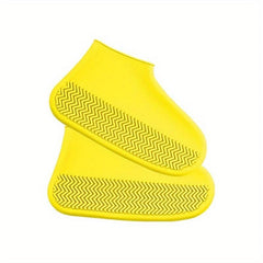 2pcs Silicone Outdoor Shoe Cover Latex Rain Boot Cover