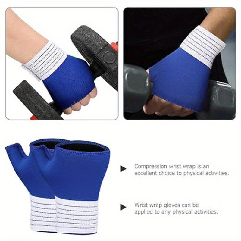 Wrist Support Brace Compression Gloves Weightlifting Fitness Wraps