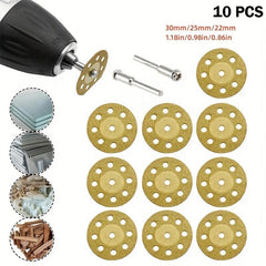 10pcs Diamond Cutting Wheel Saw Blades for Rotary Tool