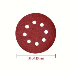 20/50pcs 8 Hole Hook & Loop Sanding Discs 60-600 Grits