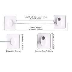 Refrigerator Lock With Keys for Fridge Cabinets
