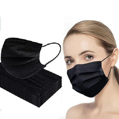 100 Pack Disposable Face Masks 3 Ply Breathable Comfortable Nose Mouth Coverings
