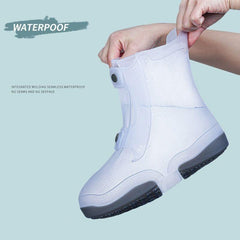 Two Tone Shoe Covers Waterproof Overshoes Washable Anti Skid Shoe Covers