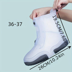 Two Tone Shoe Covers Waterproof Overshoes Washable Anti Skid Shoe Covers