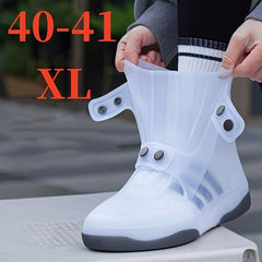 Two Tone Shoe Covers Waterproof Overshoes Washable Anti Skid Shoe Covers