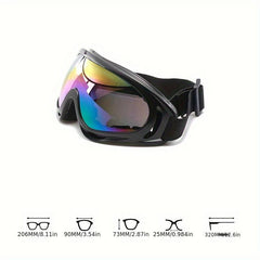 Soft Ski Goggles Protective Glasses Safety Glasses Windproof Sand Dustproof