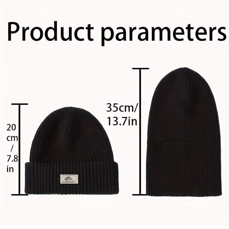 Men's Dual Purpose Windproof Mask Hat for Winter