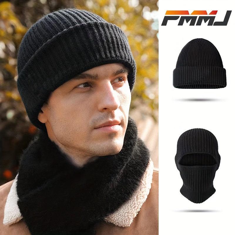 Men's Dual Purpose Windproof Mask Hat for Winter