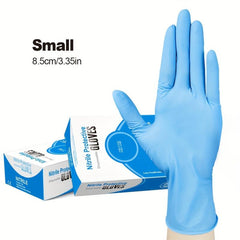 100pcs Disposable Nitrile Gloves Medium Latex For Occupational Work Powder