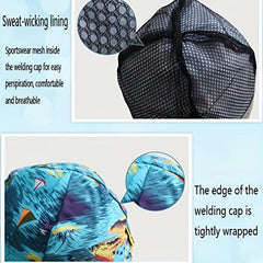 Flame Retardant Mesh Lined Welder Hat for Electricians & Welders