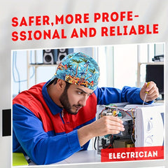 Flame Retardant Mesh Lined Welder Hat for Electricians & Welders