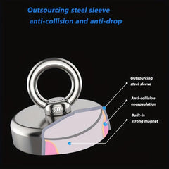 XFN Strong Fishing Magnet Neodymium N52 With Eyebolt