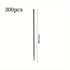 300pcs Cable Zip Ties Heavy Duty 4-12 Inch Self Locking Nylon Tie Wraps