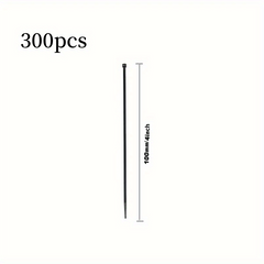 300pcs Cable Zip Ties Heavy Duty 4-12 Inch Self Locking Nylon Tie Wraps
