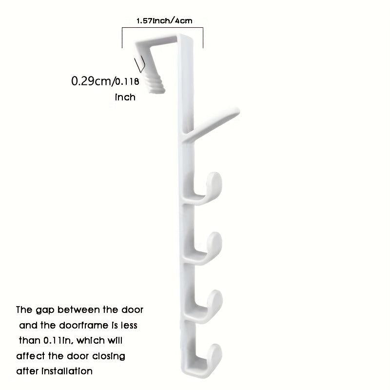 Door Hook Storage Rack for Clothes in Dormitory or Hotel