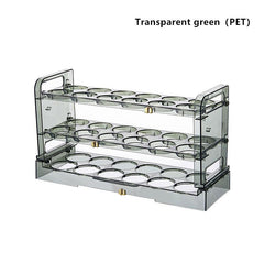 Large Capacity Foldable Egg Storage Box with Adjustable Timing