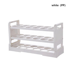 Large Capacity Foldable Egg Storage Box with Adjustable Timing