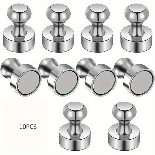 10pcs Strong Magnets Push Pin for Whiteboard Refrigerator