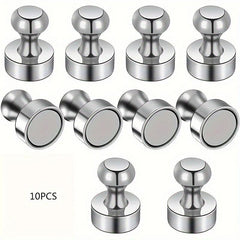 10pcs Strong Magnets Push Pin for Whiteboard Refrigerator