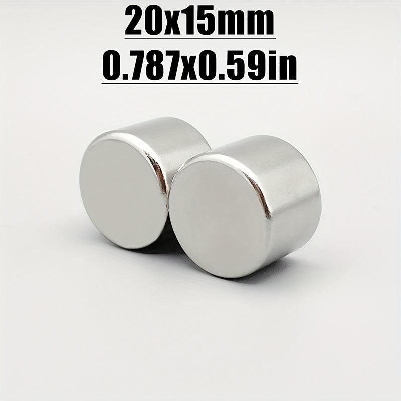 20pcs 20x15mm Neodymium Magnet N35 NdFeB Round Strong Permanent Magnetic Disc