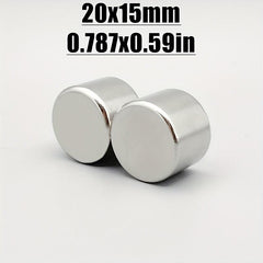 20pcs 20x15mm Neodymium Magnet N35 NdFeB Round Strong Permanent Magnetic Disc