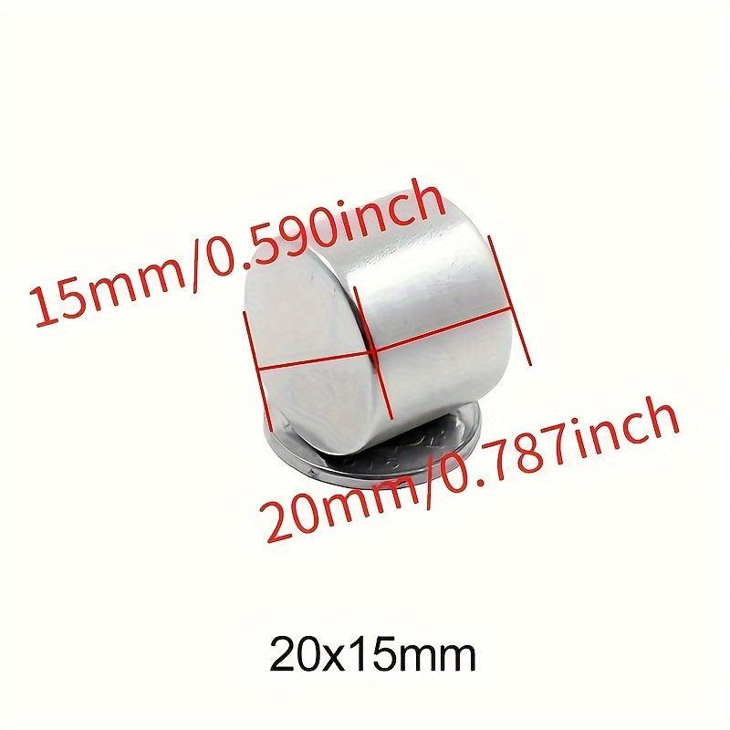 20pcs 20x15mm Neodymium Magnet N35 NdFeB Round Strong Permanent Magnetic Disc