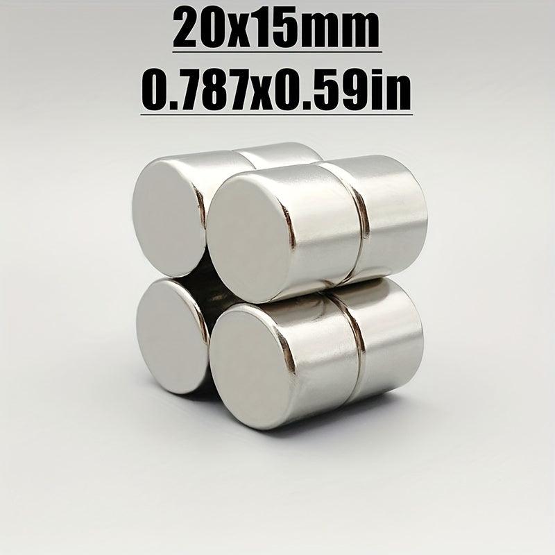 20pcs 20x15mm Neodymium Magnet N35 NdFeB Round Strong Permanent Magnetic Disc
