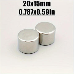 20pcs 20x15mm Neodymium Magnet N35 NdFeB Round Strong Permanent Magnetic Disc